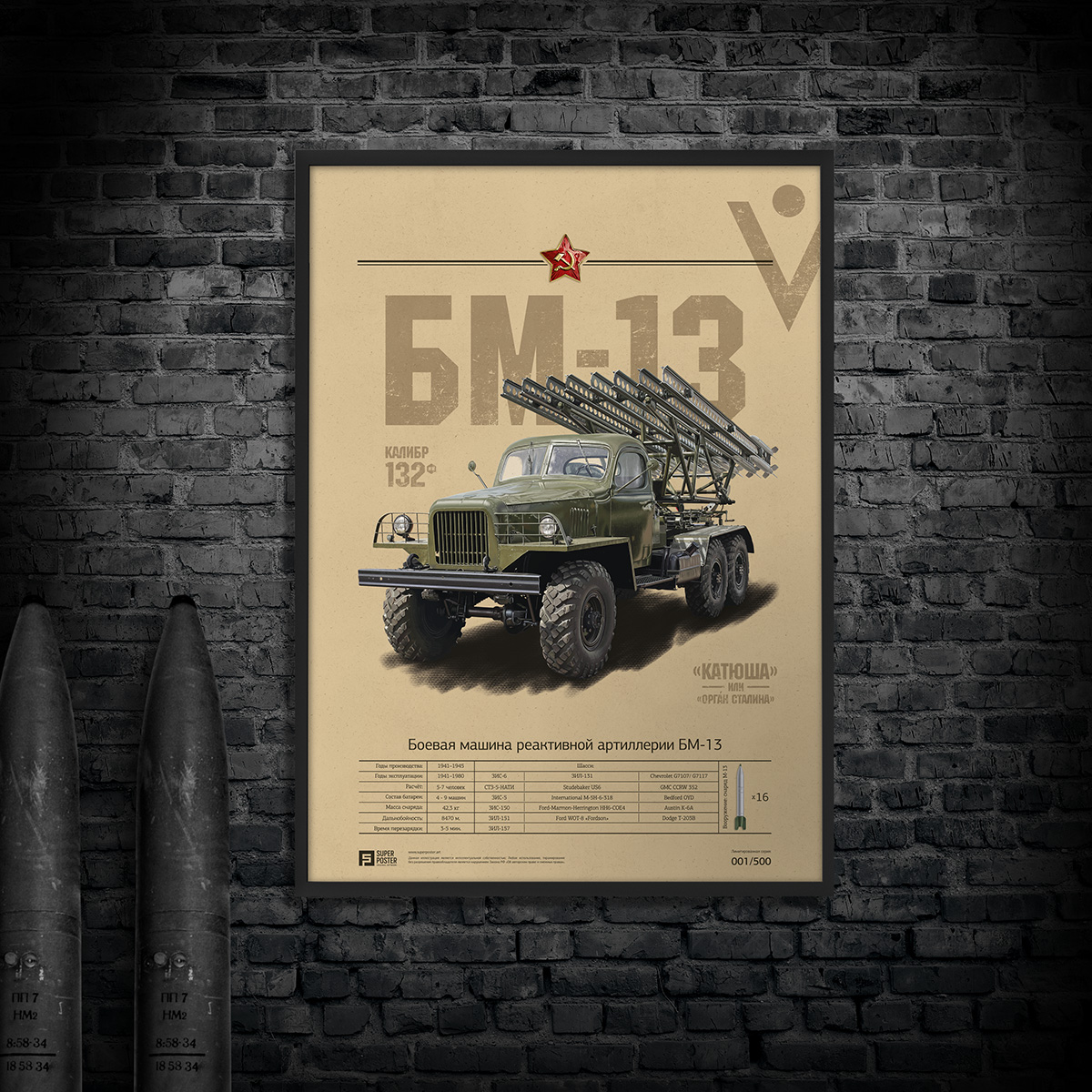 SUPERPOSTER БМ-13 / СССР